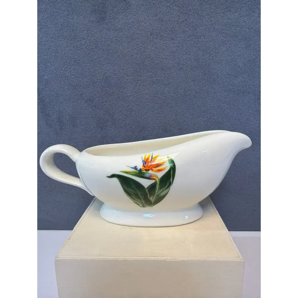 Vintage 1950’s Santa Anita Ware Flowers of Hawaii Bird of Paradise Creamer - Picture 3 of 7